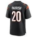 C.Bengals #20 Lemar Parrish Black Team Retired Game Jersey