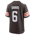 C.Browns #6 Dillon Gabriel Brown Team Game Jersey